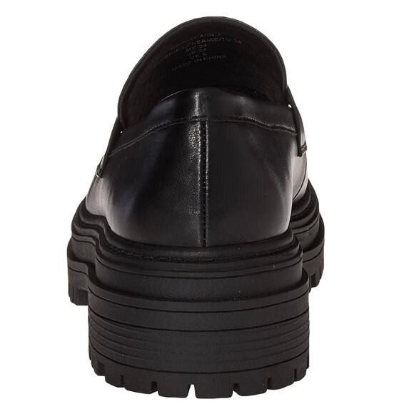 NWT The Drop Women's Ryan Lug Sole Slip On Penny Loafer Black 9 Preppy Boho New - Picture 4 of 9